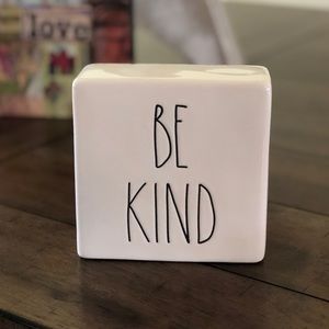 Rae Dunn TWO Sided Quote Block